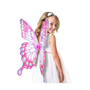 Decorazioni per festa di Pasqua per <span class=keywords><strong>bambini</strong></span> di nuova concezione Costume dipinto di festa Cosplay a tema con ali di farfalla colorate - Product Image 1