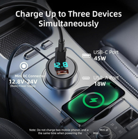 Chargeur de voiture Starlink Mini 3-en-1 USB-C/USB-A, étanche IP68, DC 12V-24V, charge rapide, 5M, utilisation universelle
