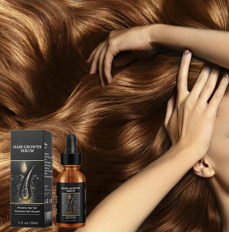Лидер продаж на Amazon, Собственная торговая марка, чистое натуральное масло для роста волос, ремонт поврежденных волос для красивых девушек