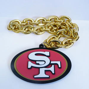 Customize 3D EVA Large Size Necklace Sports Teams Fan Foam Necklace <b>Chain</b> nfl 3d Fan <b>Chain</b> Necklace Foam - Product Image 6