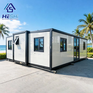Steel 20Ft 40Ft Prefabricated Container Expandable House 1 2 3 4 5 Bedroom Modern Sale Portable Home Building - Product Image 1