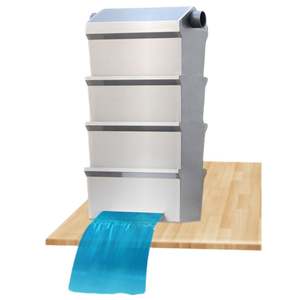 กล่องกรองน้ำหยดสแตนเลสสำหรับบ่อปลาคาร์ฟขนาดใหญ่ สำหรับตกแต่งภูมิทัศน์กลางแจ้ง พร้อมบ่อปลา - Product Image 4