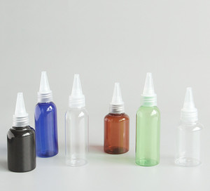 Rỗng 60ml 100ml 150ml rõ ràng nhựa tóc dầu bóp Applicator bao bì chai với <span class=keywords><strong>Twist</strong></span>-<span class=keywords><strong>Open</strong></span> pha chế <span class=keywords><strong>cap</strong></span> - Product Image 3