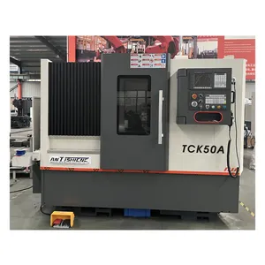 Torno CNC TCK50A Alta Qualidade torneamento e fresadora para metal peças pequenas china torno máquina de cama inclinada torno CNC máquina