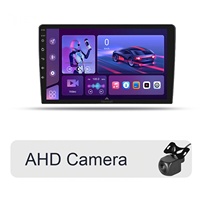 Autoradio 2 DIN 10 pouces avec écran tactile, émetteur FM, récepteur BT, CarPlay sans fil, Android Auto, navigation GPS, lecteur radio