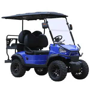 Batería de litio Karts Car Buggy 4 6 Seater Carrito De Golf eléctrico Off Road Street Legal 48V 72V 12V Utv Accesorios 3-4