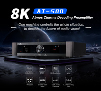 Tonewinner AT-500 8K AV Procesador Preamplificador 9.3.4/7.3.6 Salida de decodificación Tres puertos de subwoofer