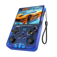 NKIWI Newest R36XX Retro Console de jeu portable avec écran HD de 3.5 pouces Double Joystick Batterie de 3000mAh supportant deux joueurs