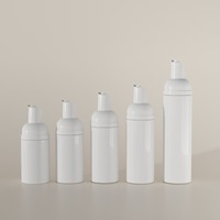 Botol busa plastik putih, produk laris 30ml 40ml 50ml 60ml 80ml 100ml kemasan perawatan pribadi
