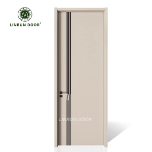Portes modernes en bois massif composite MDF HDF Portes intérieures pour chambres Hôtels Villas Hôpitaux Vente à chaud en Asie - Product Image 1