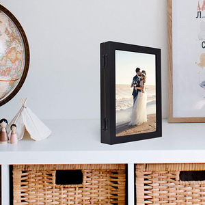 Bàn Bàn Trang Trí Trắng/Đen Bằng Gỗ MDF Gấp Khung Ảnh Gấp Khung Ảnh - Product Image 3