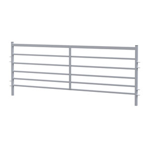 COWAN Farm Yard Farm Equipment Portable Yard Panels <strong>Galvanised</strong> 6 <strong>Rail</strong> 40 X 40 Livestock Panels Cowan Company - Product Image 5