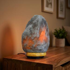 Lampe de sel rose de l'Himalaya artisanale en forme d'œuf, style artisanat naturel, emballage personnalisé, décoration d'intérieur - Product Image 1