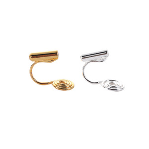 <b>Clip</b>-on Earrings Spiral Design Gold Silver Women's Everyday Wear No Piercing <b>Ear</b> <b>Clips</b> Invisible Painless Accessories - Product Image 4