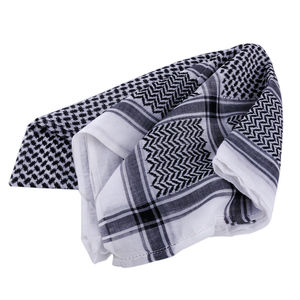 ผ้าโพกศีรษะผู้ชายลายตารางสไตล์ตะวันออกกลาง ผ้าป๊อปลิน - Product Image 1