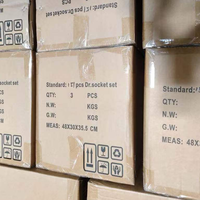 Clé à cliquet à 72 dents, acier au carbone chromé et traité thermiquement 35K, ensemble d'outils de 121 pièces, ensemble de clés, ensemble de tournevis