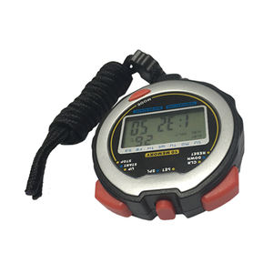 Chronomètre électronique numérique portable professionnel pour sports aquatiques avec affichage LCD à 2 lignes, 10 mémoires de tours et fonction de mesure de la température - Product Image 2