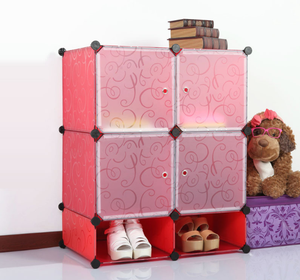 <span class=keywords><strong>Armadio</strong></span> pieghevole in plastica <span class=keywords><strong>armadio</strong></span> con scarpiere materiale PP mobili da soggiorno per uso domestico - Product Image 4