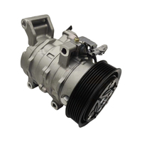 Compresor de Aire Acondicionado para Automóvil 10S11C 7PK-120MM Salida Derecha para Toyota Hilux 2.5-3.0L Compresor de Aire Acondicionado de Acero Juego Completo