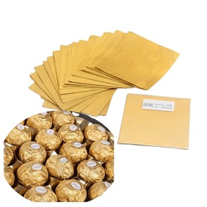 Professional Food Grade Aluminum Foil Roll Coated Tin Foil Paper for Candy Chocolate <b>Sweets</b> <b>Packaging</b> Wrapping - Product Image 1