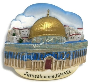 Mezquita 3D de Resina de Alta Calidad, Ciudad Vieja de Jerusalén, Israel, Recuerdos y Artesanías de Resina para Turismo en el Medio Oriente - Product Image 1