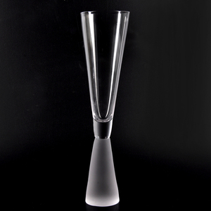 Minimalist Handblown <b>Glass</b> Wine <b>Goblet</b> Round Transparent Modern Design for Party Occasion - Product Image 4