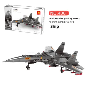 Wange 4001, Modelo de Avión Portaaviones para el Desfile del Día Nacional, Plástico ABS, Escala 1:1, Juguete de Bloques de Construcción de 40 Piezas - Product Image 2