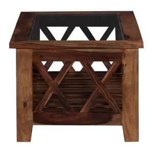 Table basse en bois rectangulaire antique meubles de salon classiques décoratifs portables faits à la main respectueux de l'environnement - Product Image 3