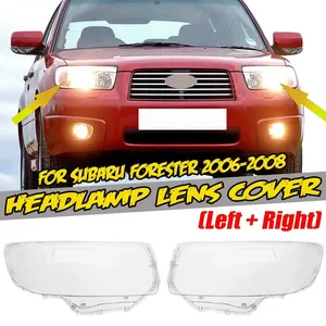 Un Par de Cubiertas de Lentes para Faros Delanteros de Coche, Carcasa de Lámpara para Subaru Forester 2006 2007 2008 SU2503119 SU2502119 - Product Image 1