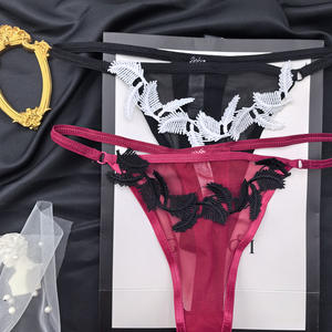 Broderie Boucle <span class=keywords><strong>Tanga</strong></span> <span class=keywords><strong>Sexy</strong></span> Dames Briefsladies Bikini Culotte Jeunes Dames <span class=keywords><strong>Sexy</strong></span> Transparent Dentelle Maille <span class=keywords><strong>Pas</strong></span> <span class=keywords><strong>Cher</strong></span> Strings - Product Image 4