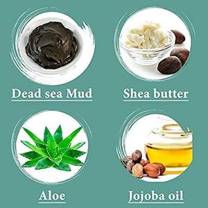 Etiqueta privada Hombres Mar Muerto Máscara de barro Control Aceite Reducir los poros <span class=keywords><strong>Exfoliante</strong></span> Desintoxicación Pore Clean Face Máscara de barro para todos los tipos de piel - Product Image 3