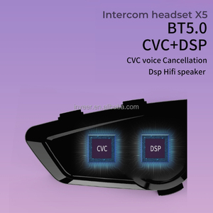 Inveer 1000m Duplex <span class=keywords><strong>intercom</strong></span> Tai nghe bluetooth cho mũ bảo hiểm phụ kiện xe máy <span class=keywords><strong>intercom</strong></span> Tai nghe X5 phụ kiện xe máy - Product Image 4