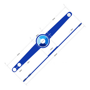 Lập trình <span class=keywords><strong>NFC</strong></span> PVC dây đeo cổ tay QR mã thể Thao Vòng đeo tay RFID ban nhạc đàn hồi cho tổ chức sự kiện - Product Image 6