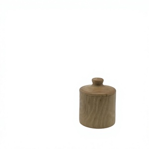 Tarro de Miel de Madera Hecho a Mano con Tapa Abatible Redonda, Apto para Calentar y Lavado en Lavavajillas, Diseño Tradicional Chino, para Uso en la Cocina - Product Image 2