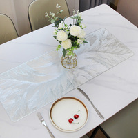Nappe de table rectangulaire en PVC vinyle imperméable, écologique, de luxe, motif feuilles, tapis de table décoratifs, résistants à la chaleur, Womei