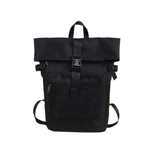 Custom Fashion Top Roll <b>Rolltop</b> Backpack Laptop <b>Rucksack</b> Casual Sports School Backpack - Product Image 1