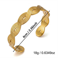 Ensemble de bracelets manchette en coquillage véritable, bracelet jonc doré étoile de mer, bijoux au design vague ouverte, vente en gros, bracelet personnalisé pour femmes