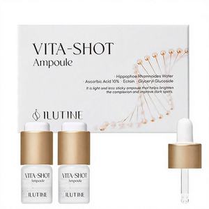Ampolla Líquida Iluminadora y Blanqueadora con Ácido Hialurónico y Vitamina C Estabilizada para el Rostro, que Potencia el Brillo, de Rápida Absorción y Suave para Uso Diario - Product Image 1