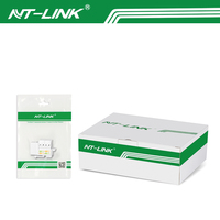 Modulo Keystone RJ45 UTP non schermato a 90 gradi con doppio IDC Cat5e Cat6 per pannello a muro e patch panel