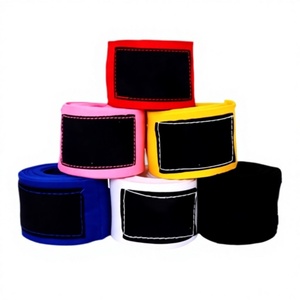 Bandages de <span class=keywords><strong>boxe</strong></span> Muay Thai en coton élastique pour la protection des mains des hommes, 5m/3m, équipement de protection sportif - Product Image 1