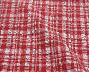 Nylon Jacquard tejido de <span class=keywords><strong>punto</strong></span> traje de baño ropa interior moda rayas a cuadros tela elástica Telas Por Mayor - Product Image 2