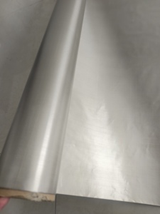 Conductive Anti <strong>Static</strong> Dissipative Odor Resistant Silver Fiber Woven Knitted Fabric For ESD Protective Workwear EMI Shielding - Product Image 6