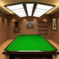 Éclairage led de table de billard en alliage d'aluminium, sans ombre