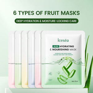 Fabricant OEM ODM, marque privée, masque facial nourrissant et hydratant Icesea Fruit Series Aloe Peach Blueberry Pomegranate - Product Image 1