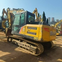 Excavatrice sur chenilles d'occasion Sany SY135C 2020, 13 tonnes, quasi-neuve, bon état, excellente performance, engin de construction