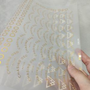 Camisetas sin etiqueta Logotipo de prensa de calor Transferencia de calor Etiqueta de cuidado de lavado para ropa - Product Image 3