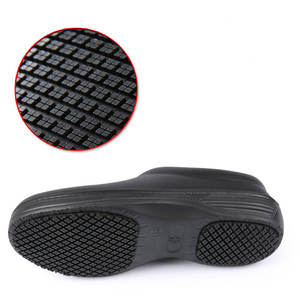 أحذية عمل سوداء رخيصة مقاومة للماء والانزلاق والزيوت، أحذية احترافية للطهاة في المطاعم أو الفنادق - Product Image 6