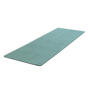 Tapis de yoga épais de 183x68cm, 5mm, couleur unie, daim, antidérapant, absorbant l'humidité, caoutchouc naturel, silencieux, absorbant les chocs, tapis de sport - Product Image 4