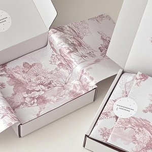 Soft Pastel Tissue <strong>Paper</strong> With Custom Printing For Delicate Garment Wrapping - Product Image 4