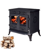 Poêle à bois intérieur domestique Poêle à bois Four de chauffage Cheminée à bois